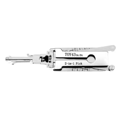 Αγορά Lishi Lock Pick για αυτοκίνητα Set TOY43 2-In-1 Pick Car Door Lock Pick Decoder Εργαλείο αποκλεισμού ηλεκτρονική κατασκευή
