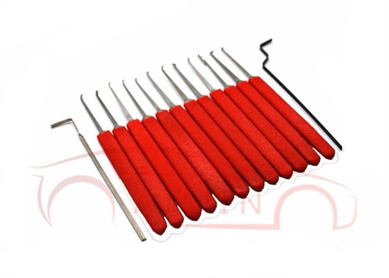 Αγορά 12pcs Lock Pick Kit ανθεκτικό χερούλι από ανοξείδωτο χάλυβα για εύκολη χειραγώγηση κλειδαριού Ιδανικό για κλειδαράδες και λάτρεις ηλεκτρονική κατασκευή