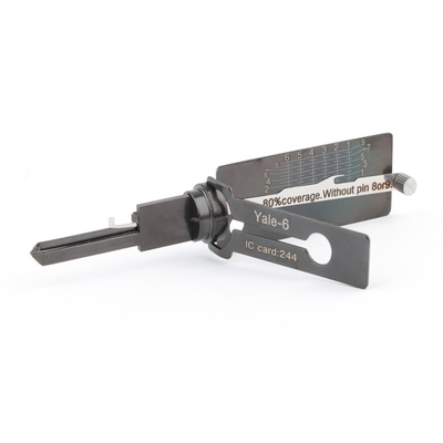 εκπαίδευση κλειδαρά εργαλεία κιτ Lishi εργαλεία Yale-5 Yale-6 Cisa-5 κλειδαρά picking 2-IN-1 Pick