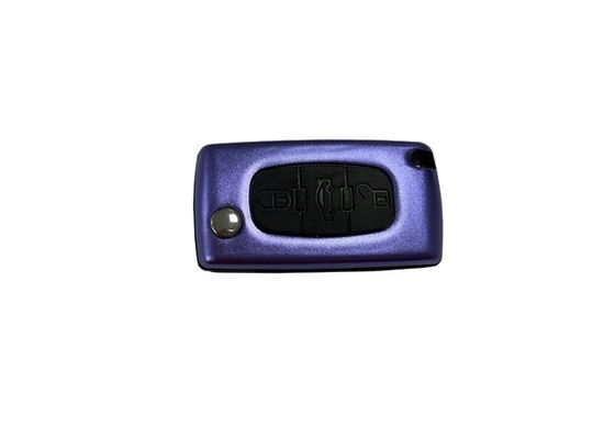 Αλουμινίου κράμα Peugeot αναδιπλούμενο τηλεχειριστήριο Shell κλειδί για την αντικατάσταση Peugeot Purple